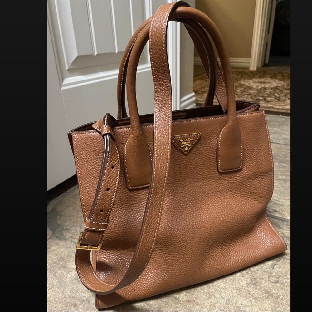 Prada Vitello Daino Tote